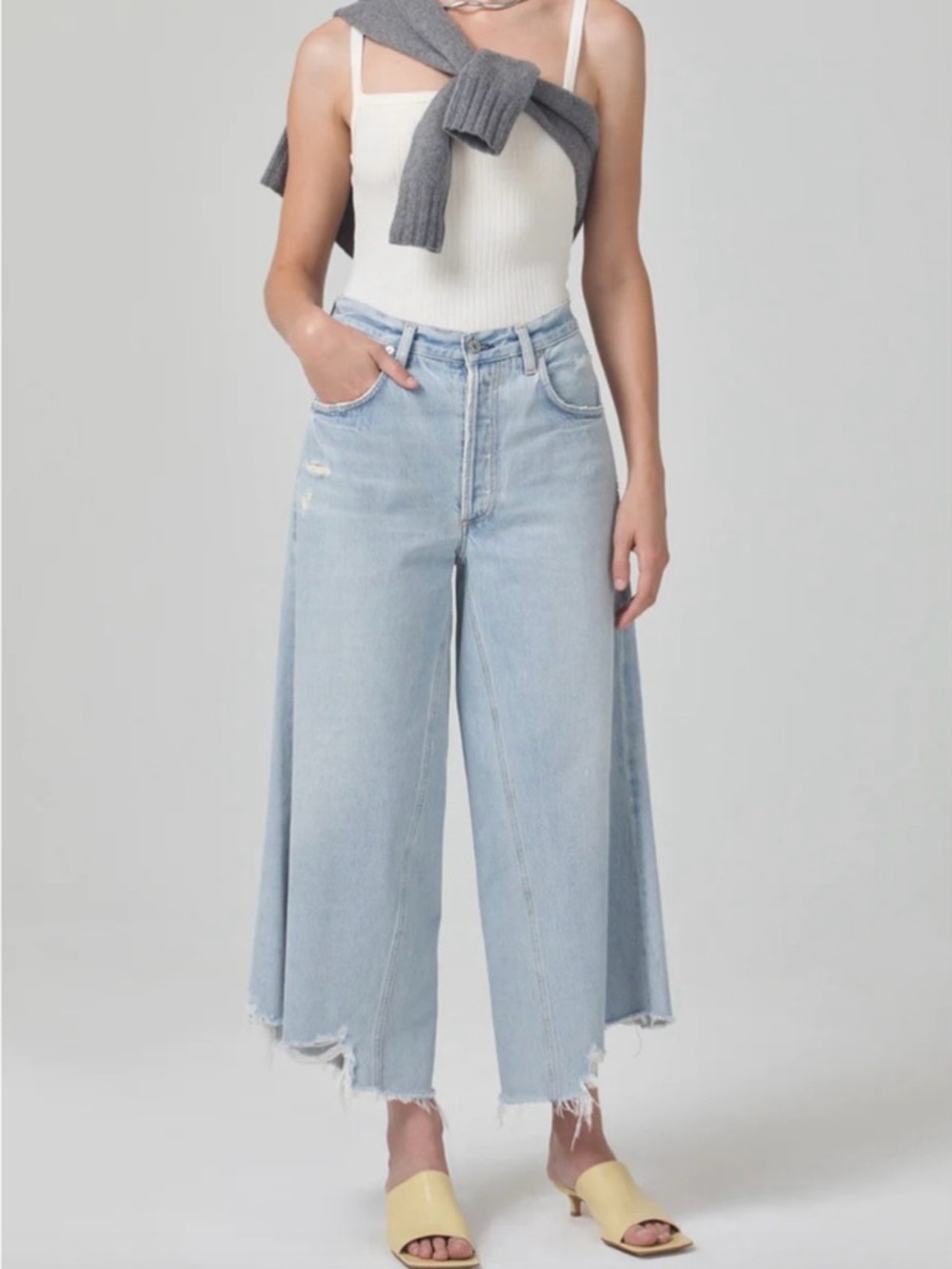 CITIZENS OF HUMANITY TESSA CULOTTE JEAN GLACIER 25